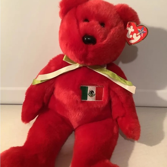 Ty 4299 Vintage Beanie Baby Osito Bear. Tag attached with cover - Picture 3 of 9